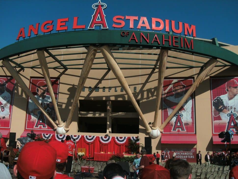 Angel Stadium in Anaheim. Could've been in Long Beach, some dream of it coming soon. Courtesy