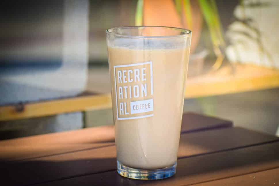 Recreational Coffee's Peanut Butter Espresso Shake. Photo by Brian Addison.