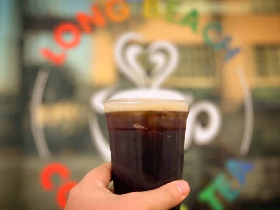 Long Beach Coffee & Tea's cold brew on nitro. Photo by Brian Addison.