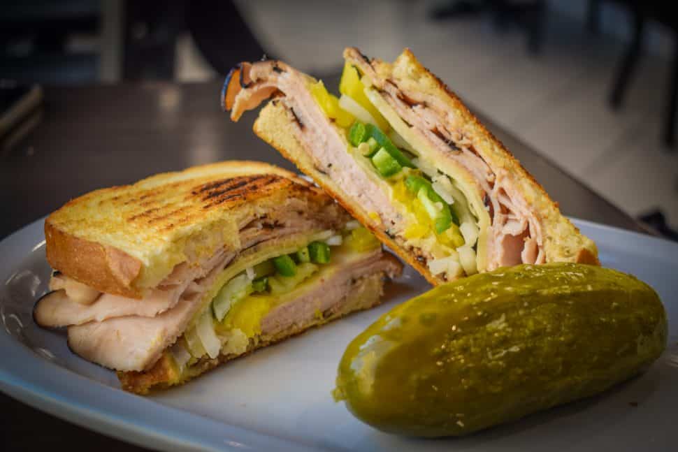 Long Beach Coffee & Tea's Prilosec sandwich. Photo by Brian Addison.