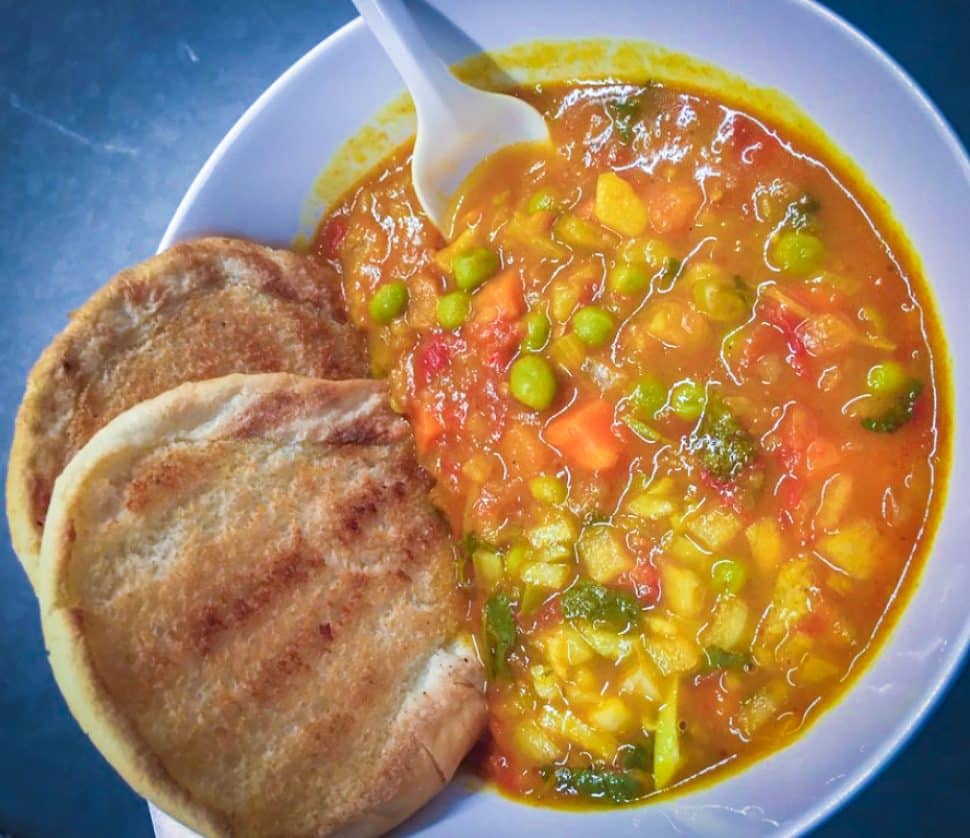 Appu Cafe's pav bahji dish. Courtesy of Yelp!/Kersti P.