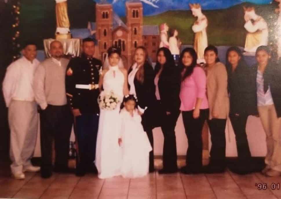 Humberto Cortes (second from left) with his brothers and sisters. Photo courtesy Norma Cortes-Castro.